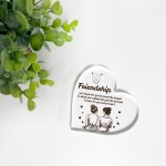 Best Friend Heart Plaque Friendship Gift Special Birthday