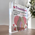 Friendship Gift For Her Best Friend Gift Standing Plaque