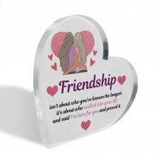 Friendship Gift For Best Friend Heart Plaque Best Friend Gift