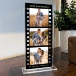 Gift For 10th Anniversary Personalised Photo Collage Plaque