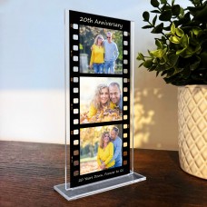 Gift For 20th Anniversary Personalised Photo Collage Plaque