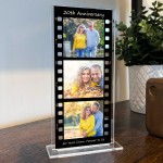 Gift For 20th Anniversary Personalised Photo Collage Plaque
