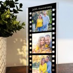 Gift For 20th Anniversary Personalised Photo Collage Plaque