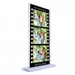 Gift For 3rd Anniversary Personalised Retro Photo Collage Plaque