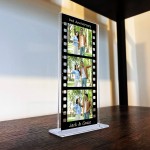 Gift For 3rd Anniversary Personalised Retro Photo Collage Plaque