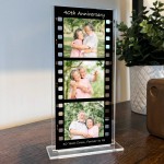 Gift For 40th Anniversary Personalised Photo Collage Plaque