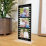 Personalised Gift For 40th Anniversary Photo Collage Plaque
