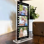 Personalised Gift For 40th Anniversary Photo Collage Plaque