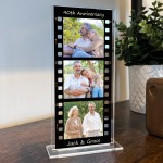 Personalised Gift For 40th Anniversary Photo Collage Plaque