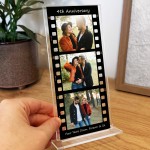 Gift For 4th Anniversary Personalised Photo Collage Plaque Gift 