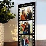 Gift For 4th Anniversary Personalised Photo Collage Plaque Gift 