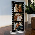 Personalised Gift For 50th Anniversary Photo Collage Plaque