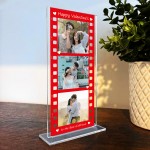 Personalised Valentines Day Gifts For Girlfriend Retro Plaque