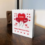 Happy Valentines Day Gift Building Bloc, Gift for Boyfriend