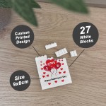 Valentines Day Gift Building Block Gift for Boyfriend Girlfriend