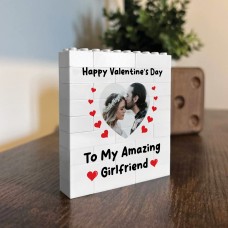 Personalised Valentines Day Gift For Girlfriend Brick Block