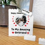 Personalised Valentines Day Gift For Girlfriend Brick Block
