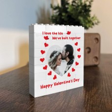 Romantic Gift For Valentines Day Personalised Photo Block Puzzle