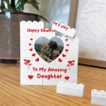 Valentines Gift For Daughter Personalised Brick Plaque