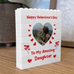 Valentines Gift For Daughter Personalised Brick Plaque
