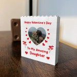 Valentines Gift For Daughter Personalised Brick Plaque
