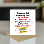 Funny Valentines Day Card For Him Her Boyfriend Girlfriend Funny