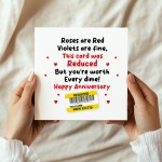 Funny Valentines Day Card For Him Her Boyfriend Girlfriend Funny