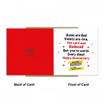 Funny Valentines Day Card For Him Her Boyfriend Girlfriend Funny