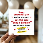 Joke Valentines Day Card For Boyfriend Girlfriend Funny Reduced 