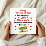 Valentines Day Card For Boyfriend Girlfriend Funny Reduced
