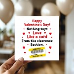 Valentines Day Card For Boyfriend Girlfriend Funny Reduced