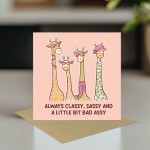 Birthday Card for Her Funny Birthday Card For Women Friends 