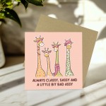 Birthday Card for Her Funny Birthday Card For Women Friends 