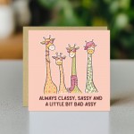 Birthday Card for Her Funny Birthday Card For Women Friends 