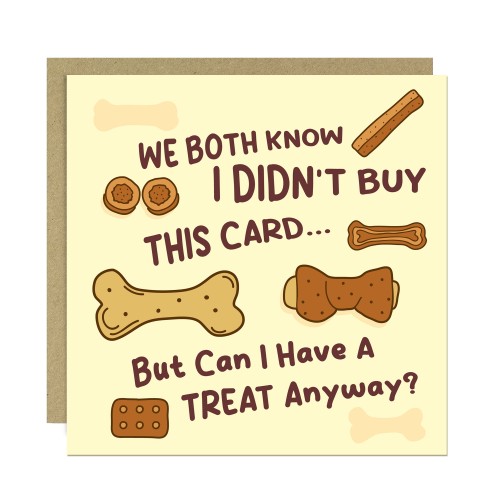 Funny Birthday Card from The Dog Joke Card for Dog Owner