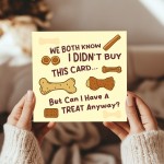 Funny Birthday Card from The Dog Joke Card for Dog Owner