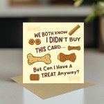 Funny Birthday Card from The Dog Joke Card for Dog Owner