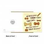 Funny Birthday Card from The Dog Joke Card for Dog Owner