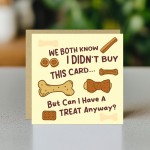 Funny Birthday Card from The Dog Joke Card for Dog Owner