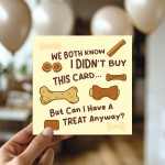 Funny Birthday Card from The Dog Joke Card for Dog Owner