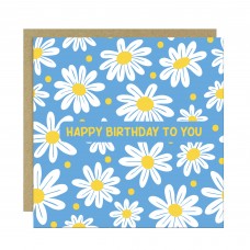 Birthday Card For Her Daisies Happy Birthday to You Card