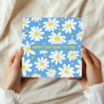 Birthday Card For Her Daisies Happy Birthday to You Card