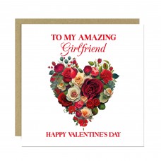 Amazing Girlfriend Valentines Day Card for Her Valentines Card