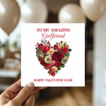 Amazing Girlfriend Valentines Day Card for Her Valentines Card