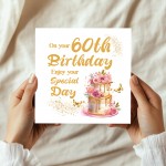 60th Birthday Card Milestone Age 60 Card For Female Mum Nan