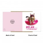 Birthday Card For Her Mum Female Girl Friend Colleague Funny Cat