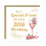 Special 30th Birthday Card for Mum Auntie Sister Friend 