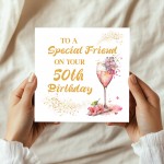 Special 50th Birthday Card for Mum Nan Friend Best Friend