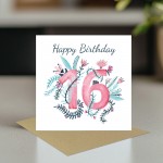 Happy 16th Birthday Card For Daughter Granddaughter 16 Birthday