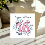 Happy 16th Birthday Card For Daughter Granddaughter 16 Birthday